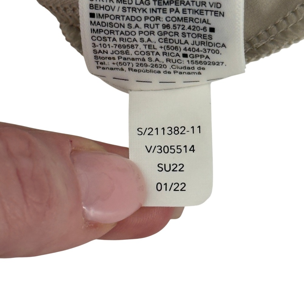 Athleta Soho Skort Beige Built In Shorts Athletic Golf Tennis Skirt 10 - Picture 9 of 9